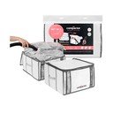Vakuumske/ojačane tekstilne škatle za shranjevanje oblačil v kompletu 2 ks 42x25x25 cm Life – Compactor