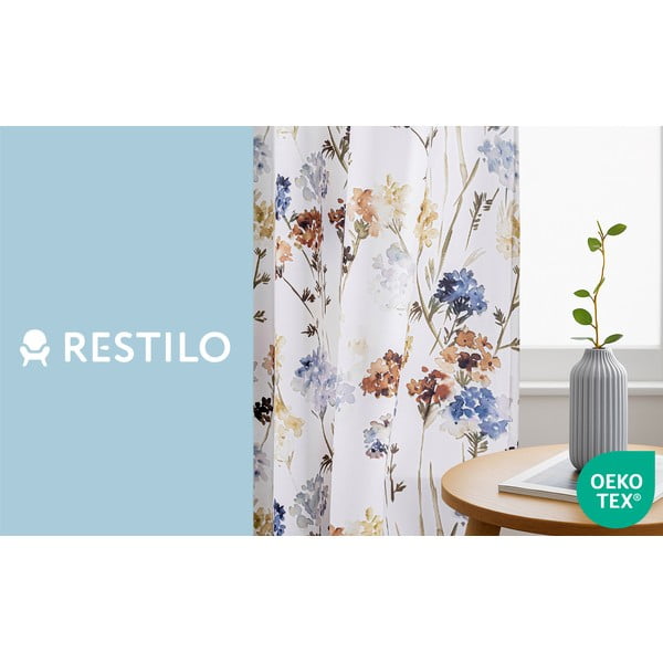 Bela zavesa za delno zatemnitev 135x250 cm Solkone – Restilo-image-3