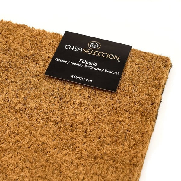 Predpražnik iz kokosovih vlaken 60x40 cm Mini White – Casa Selección-image-2