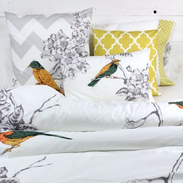 Prevleka za blazino Pomladne ptice, 50 x 30 cm-image-2