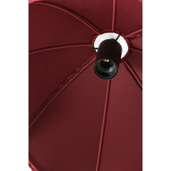 Bordo rdeča viseča svetilka s tekstilnim senčilom ø 40 cm Malacia – Light & Living-image-1
