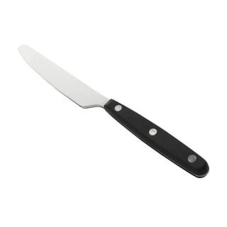 Večerni nož iz nerjavečega jekla s črnim ročajem Nirosta Oslo