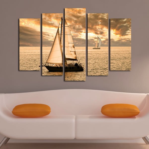 Večdelna slika Čoln, 105 x 70 cm-image-1
