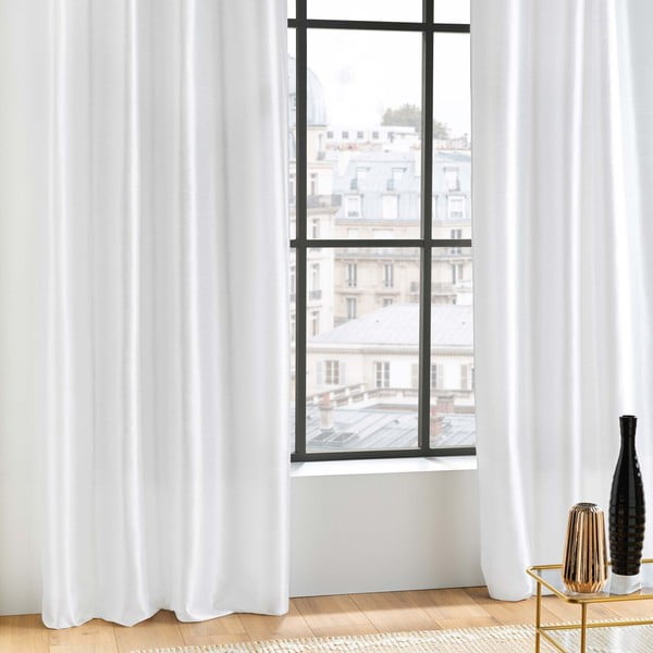 Bela satenasta zavesa 140x240 cm Shana – douceur d'intérieur-image-2