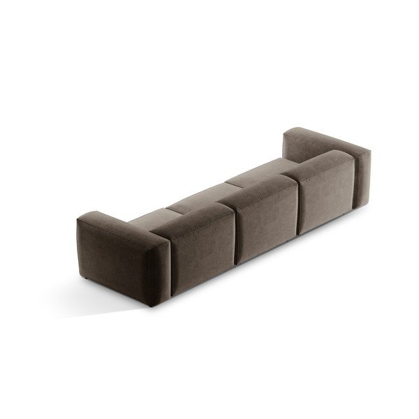 Rjava sedežna garnitura 364 cm Bergamo – Cosmopolitan Design-image-4