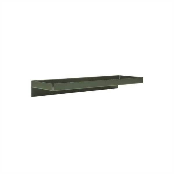 Temno zelena kovinska polica 50 cm Bakku – OYOY Living Design