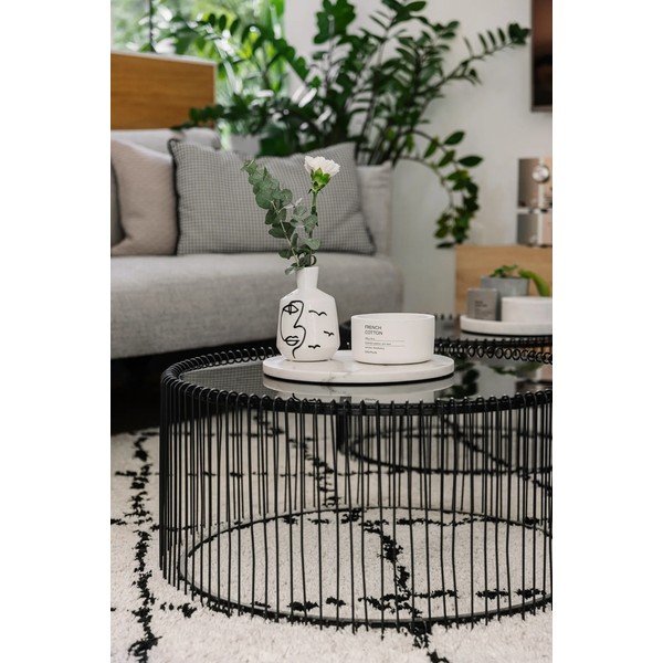 Bež in črna preproga Mint Rugs Hash, 160 x 230 cm-image-1