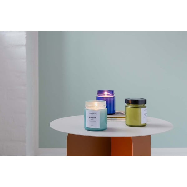 Dišeča sveča iz sojinega voska čas gorenja 35 h Fresh Basil & Rhubarb – Remember-image-1