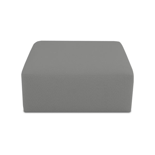 Siv modul za sedežno garnituro iz tkanine bouclé Roxy – Scandic-image-1