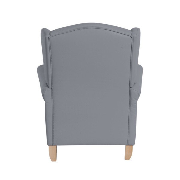 Max Winzer Verita Leather Siva ušesna usnjena sedežna garnitura-image-4