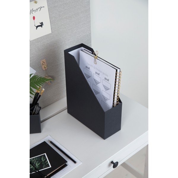 Temno siv namizni organizator Bigso Box of Sweden Viktoria-image-1