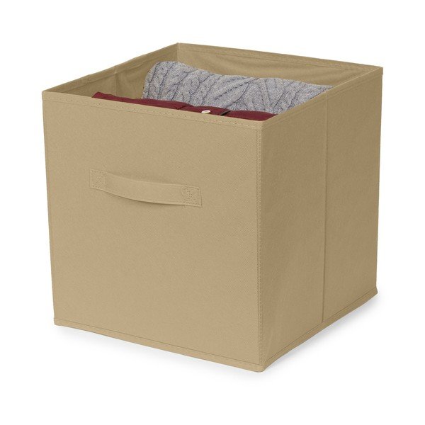 Kaki zelena plastična škatla za shranjevanje 31x31x31 cm – Compactor-image-2