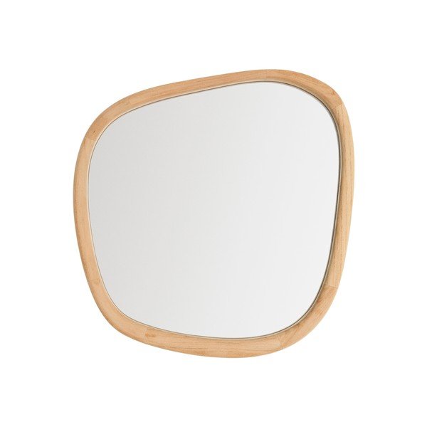 Stensko ogledalo z lesenim okvirjem 45,5x47 cm Alura – Kave Home