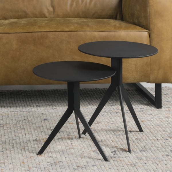 Kovinska okrogla stranska mizica ø 38 cm Daley – Spinder Design-image-1