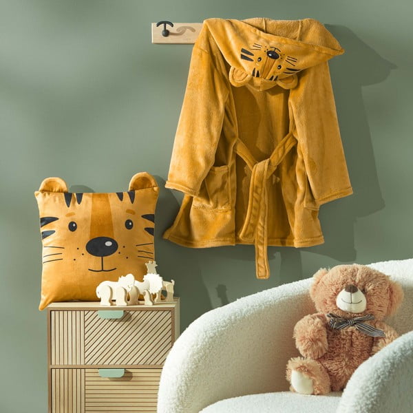 Žametna otroška blazina 40x40 cm Tigry – douceur d'intérieur-image-1