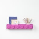 Otroška roza stenska polica LEGO® Sleek