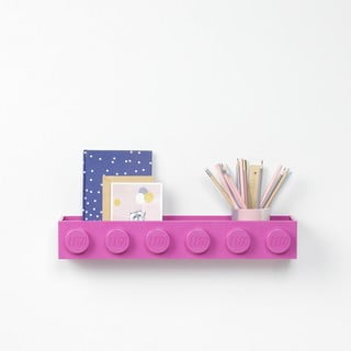 Otroška roza stenska polica LEGO® Sleek