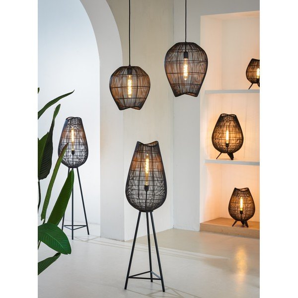 Črna stropna svetilka ø 28 cm Yumi - Light & Living-image-1