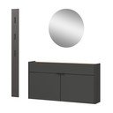 Antracitno siv set za hodnik Ameca – Germania