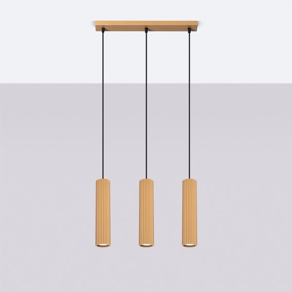 Viseča svetilka v zlati barvi Gleam – Sollux-image-4