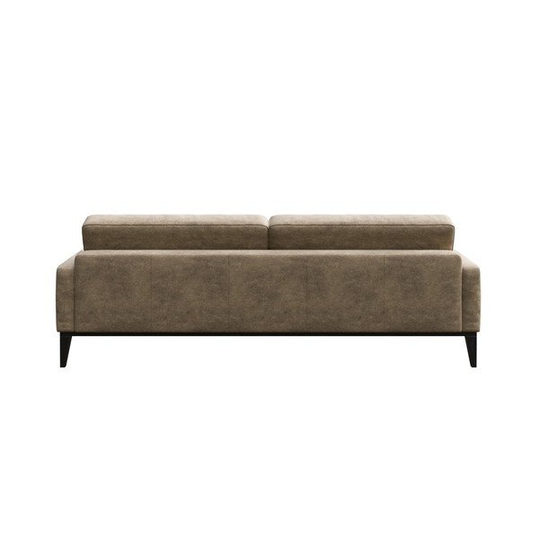 Bež kavč iz umetnega usnja MESONICA Musso Tufted, 210 cm-image-3