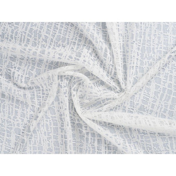 Bela prosojna zavesa 140x260 cm Lisandra – Mendola Fabrics-image-2