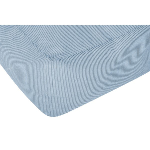 Svetlo moder tabure iz rebrastega žameta Keno – noo.ma-image-3