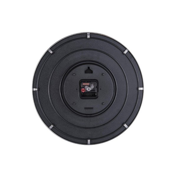 Siva steklena stenska ura Karlsson Leaf, ø 40 cm-image-2