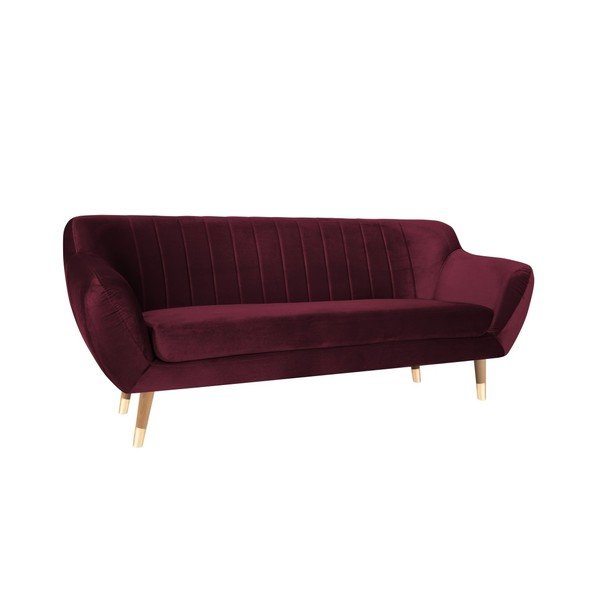 Mazzini Sofas Benito bordo žametni kavč, 188 cm-image-2