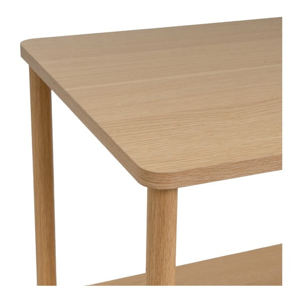 Klubska mizica v naravni barvi 40x80 cm Gaia – Casa Selección-image-1