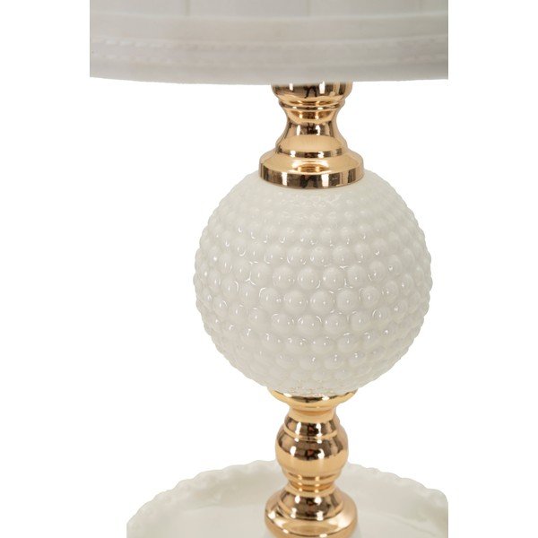 Bela namizna svetilka s tekstilnim senčilom (višina 40 cm) Napoli – Mauro Ferretti-image-4