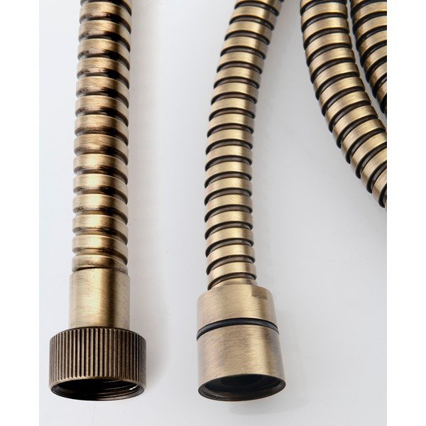 Medeninasta cev za tuš v bronasti barvi Powerflex – Sapho-image-1