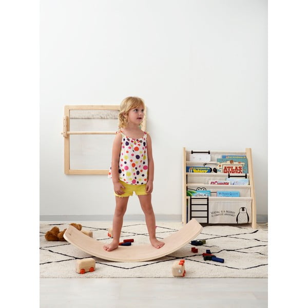 Otroška bež tekstilna omara 60x70 cm Animals - Folkifreckles-image-1