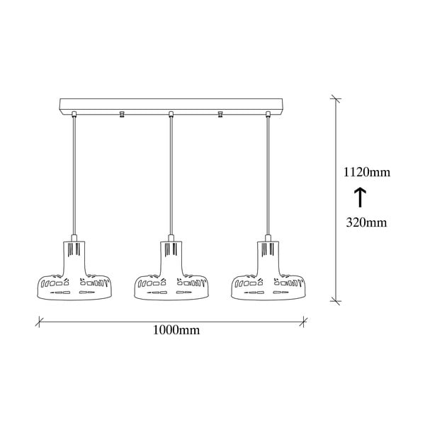 Črna/bakrena viseča svetilka s kovinskim senčnikom Fellini – Opviq lights-image-4