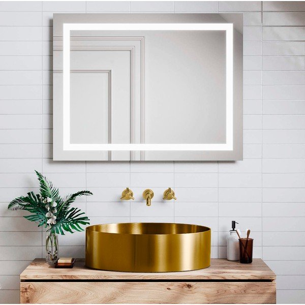 Okrogel umivalnik iz nerjavečega jekla v zlati barvi ø 38 cm Aurum – Sapho-image-1