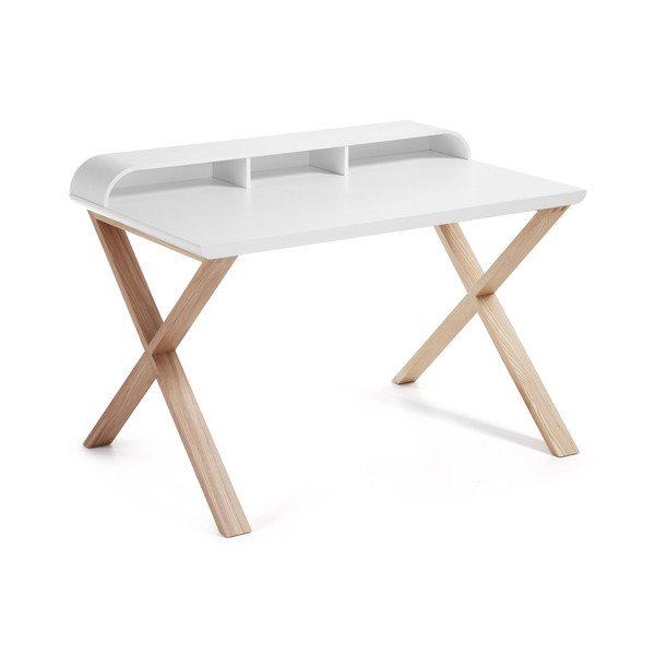Pisarniška pisalna miza 79x120 cm – Kave Home