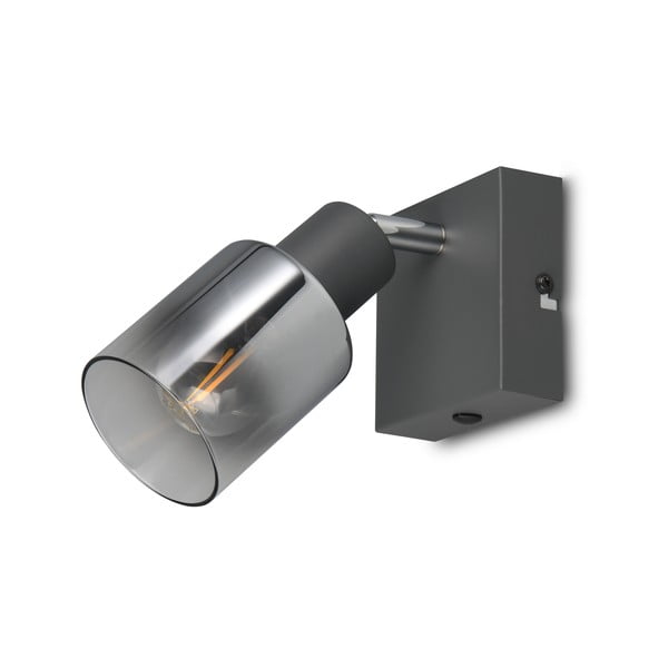 Antracitno sivo točkovno svetilo ø 7 cm Cadiz – Reality-image-3