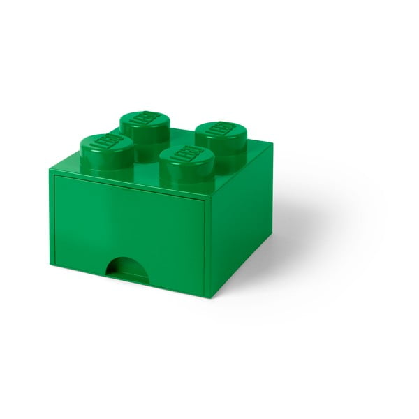 Zelena škatla za shranjevanje s predalom LEGO®-image-1