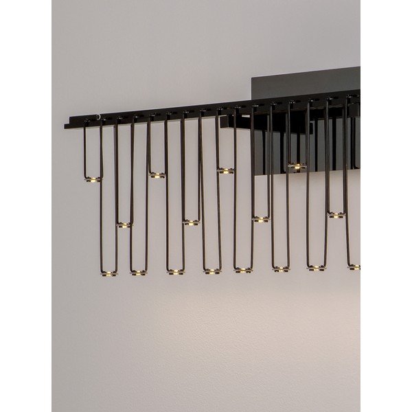 Aluminijasta LED zatemnitvena stenska svetilka v sijajno srebrni barvi Stellar – Nova Luce-image-3