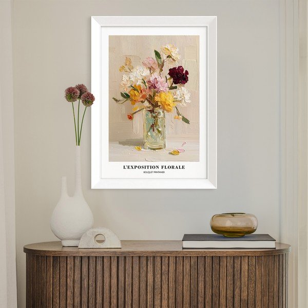 Tiskana slika z okvirjem 56x75 cm Sunny Bouquet – Styler-image-2