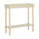 Slonokoščena stranska mizica iz masivnega bora 30x80 cm Heritage – Premier Housewares
