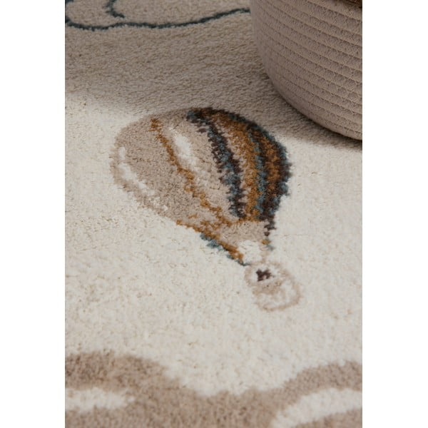 Kremno bela otroška preproga 120x170 cm Hot Air Balloon – Hanse Home-image-3