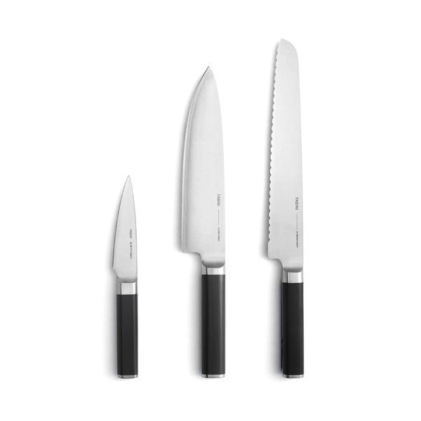Komplet nožev 3 ks iz nerjavečega jekla Trino – FABINI