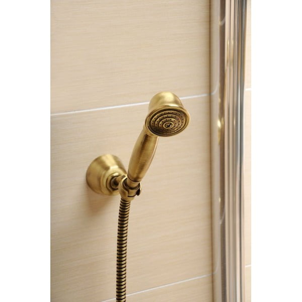 Medeninasta tuš ročka v bronasti barvi ø 5 cm Antea – Sapho-image-1