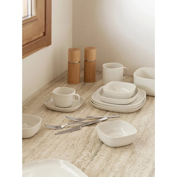 Kremno bela skodelica iz kamenine 400 ml Vahlo – Blomus-image-1