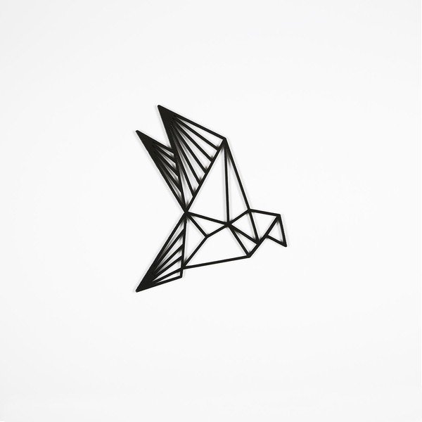 Komplet 3 črnih stenskih okraskov Fly Away-image-3