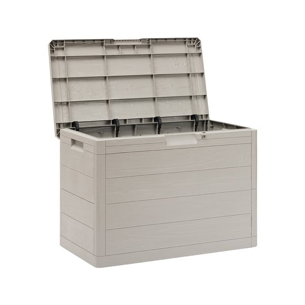 Svetlo siva plastična vrtna škatla za shranjevanje Woodys – Toomax-image-4