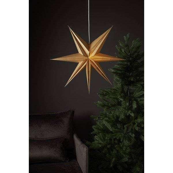 Božična svetlobna dekoracija v zlati barvi ø 60 cm Point - Star Trading-image-3