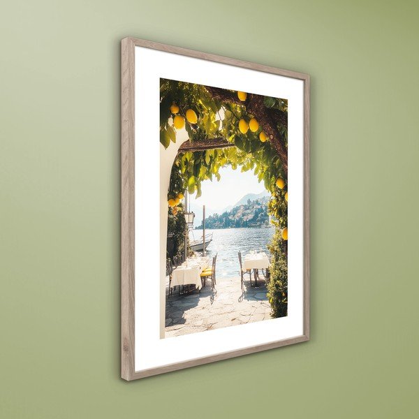 Tiskana slika z okvirjem 50x70 cm Lemon View – Styler-image-3