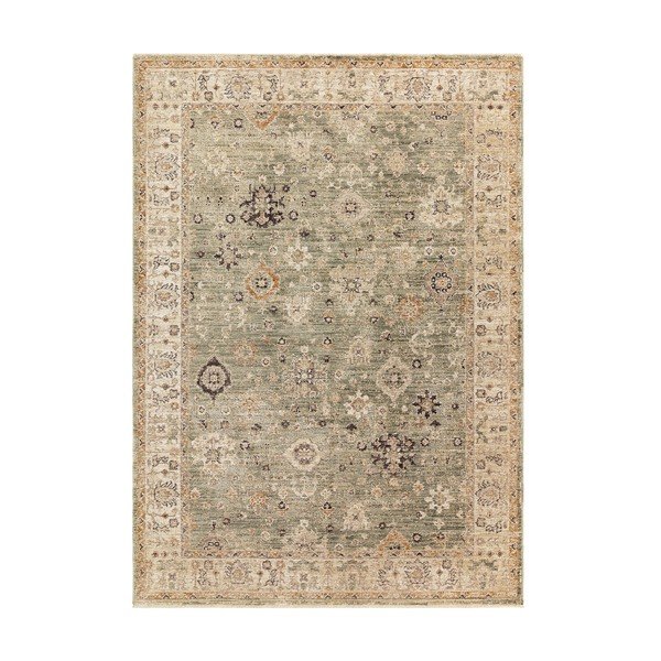 Zelena/bež ročno tkana preproga 200x300 cm Heriz Ornate – Asiatic Carpets